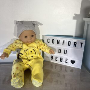 Pyjama zèbre 6 mois + bonnet