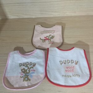 Lot de 3 bavoirs
