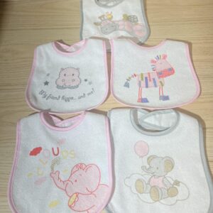 Lot de 5 bavoirs