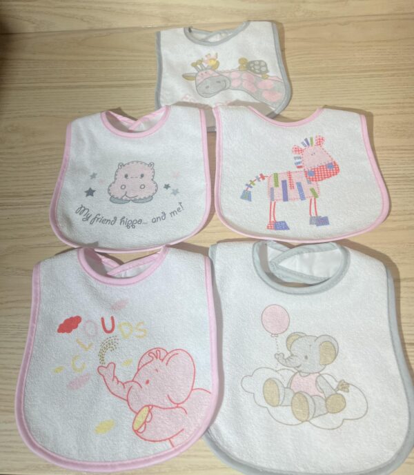 Lot de 5 bavoirs