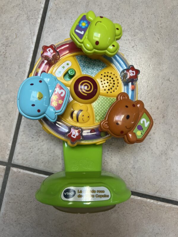 Jeu ventouse musicale chaise haute