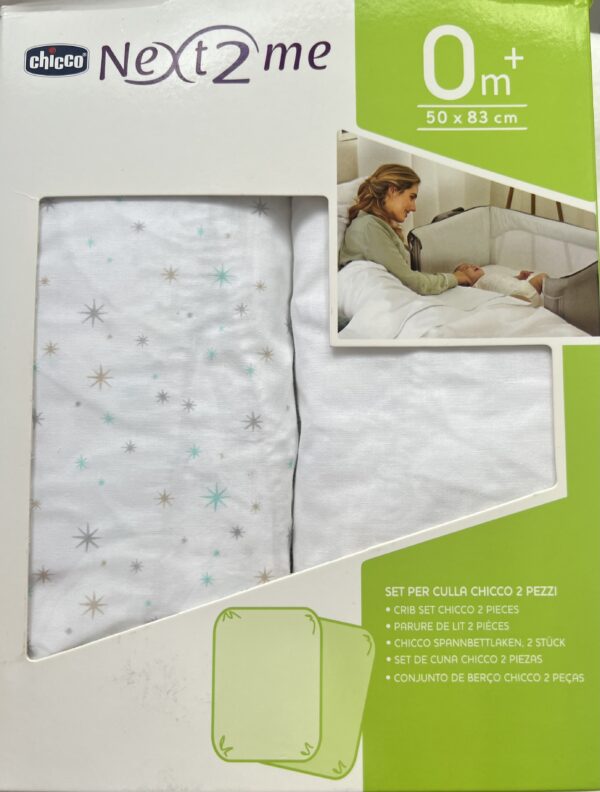 Set de 2 draps housse co-dodo Next2Me Chicco