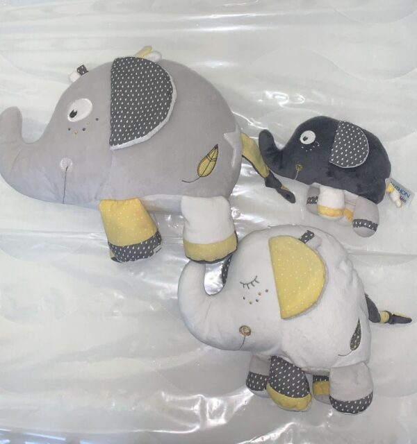 Lot de 3 peluches Sauthon