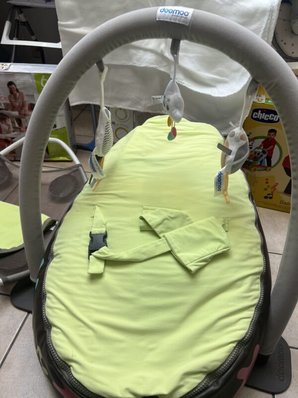 Pouf bébé Doomoo + bascule + arche – Image 2