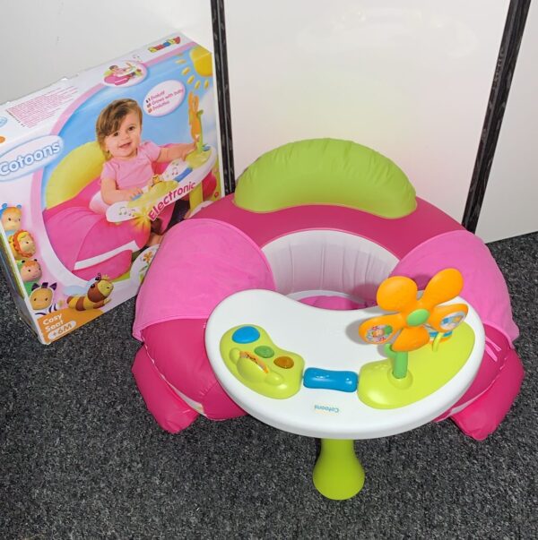 Coussin gonflable d’activités avec tablette musicale Smoby