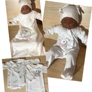 Gigoteuse, pyjama, 2 bodies