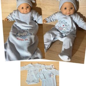 Gigoteuse, pyjama, 2 bodies