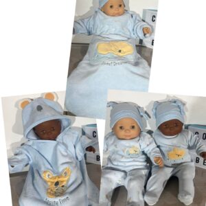 2 pyjamas + gigoteuse + peignoir