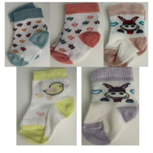 5 chaussettes