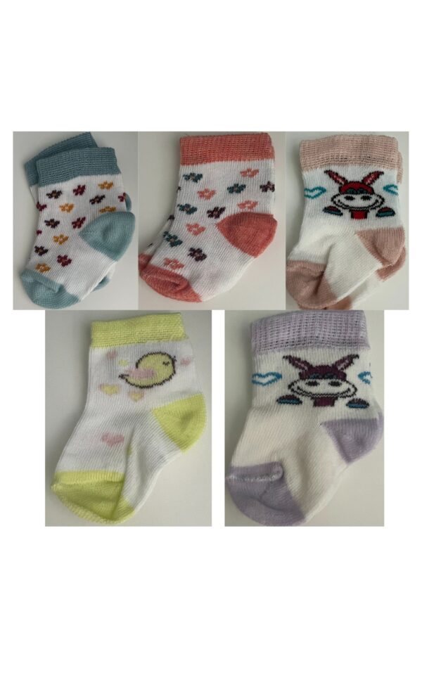 5 chaussettes