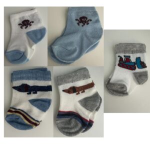 5 chaussettes