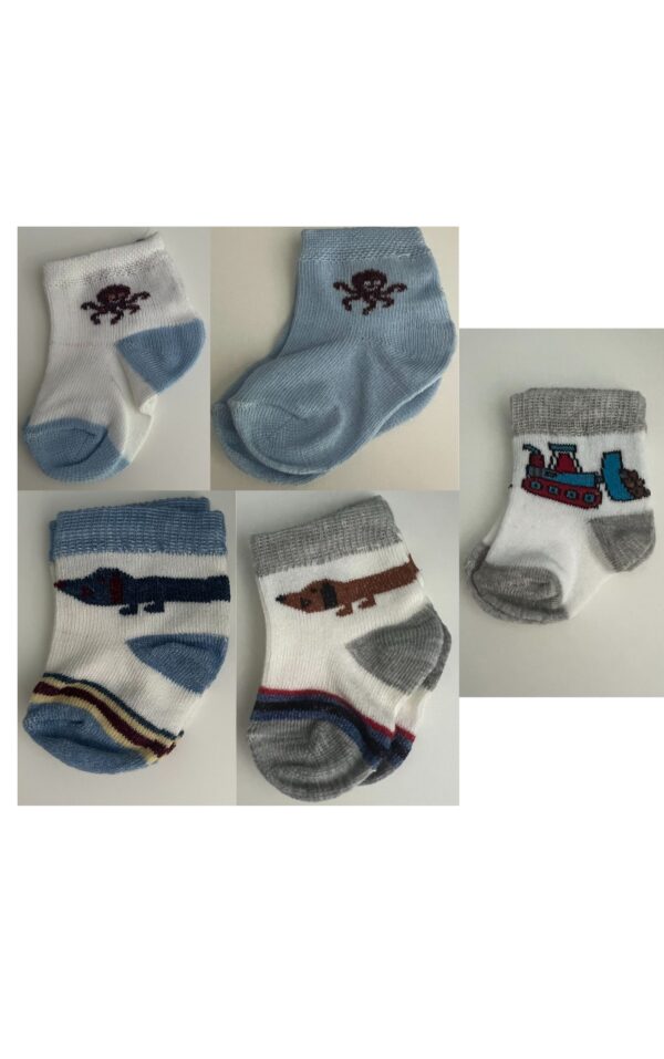 5 chaussettes