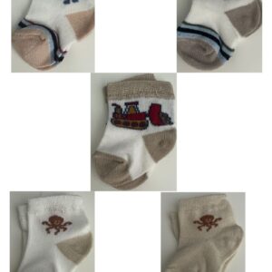 5 chaussettes
