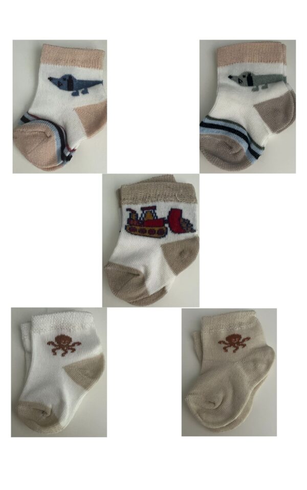 5 chaussettes