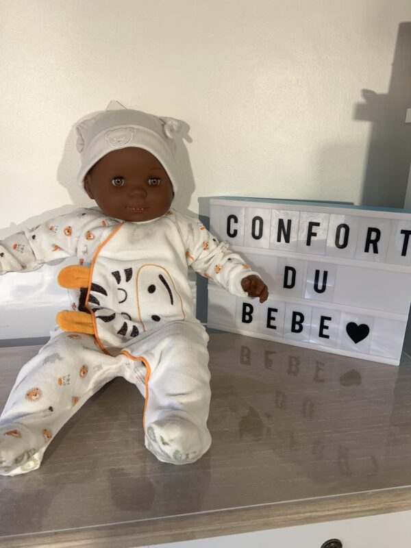 Pyjama zèbre 0 mois