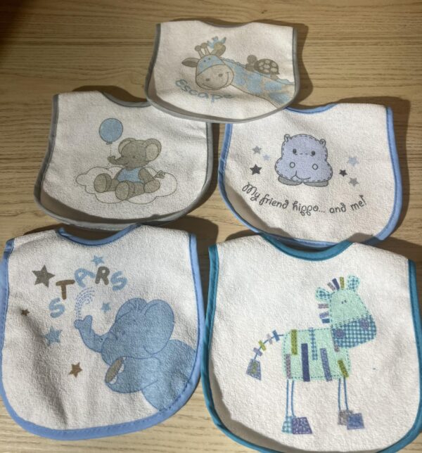 Lot de 5 bavoirs
