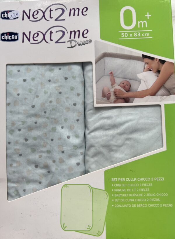 Set de 2 draps housse co-dodo Next2Me Chicco