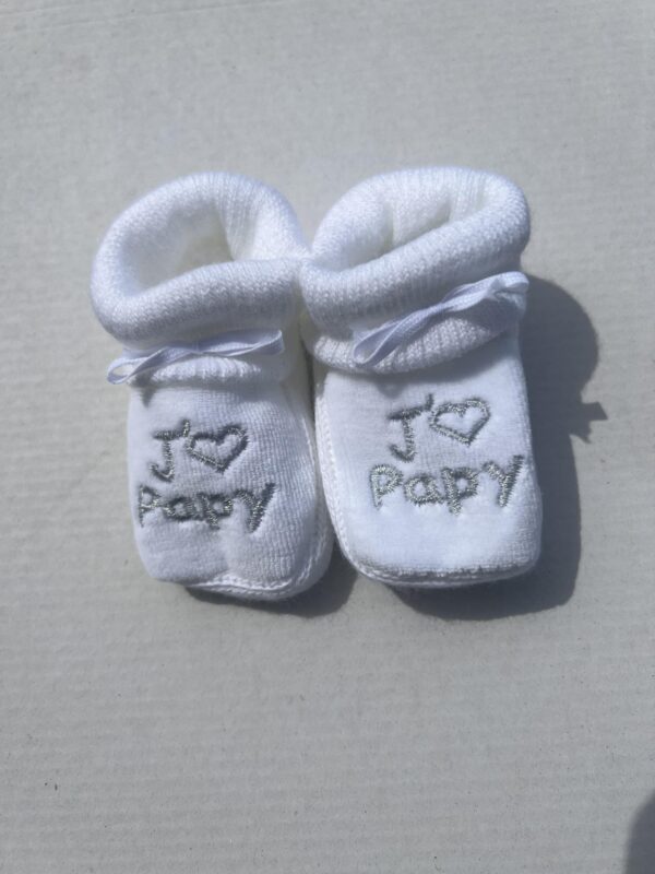 Chaussons taille naissance