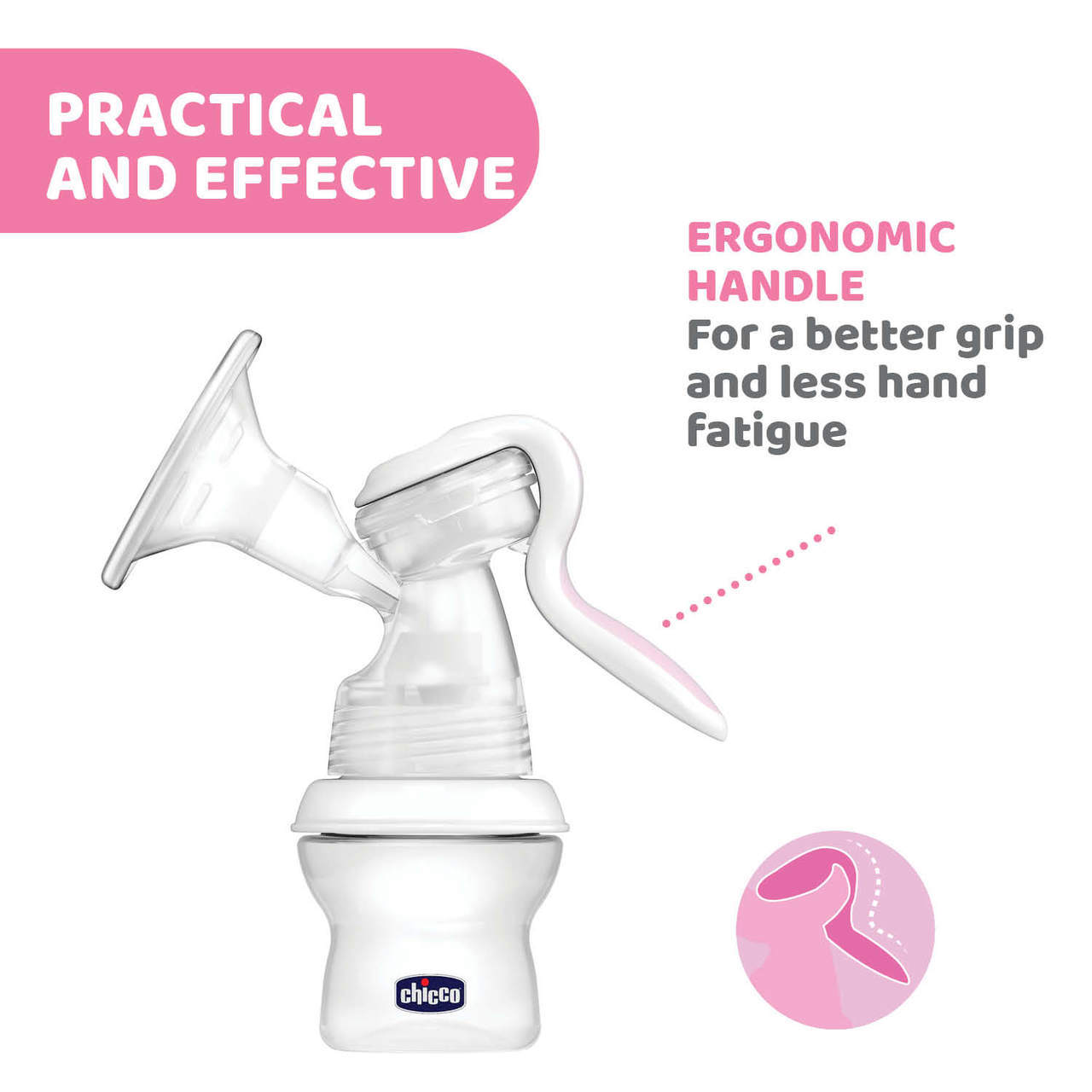 Tire-lait manuel avec accessoires Chicco – Image 4